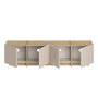 Nordure Lowen Soporte para TV Mink y Sapphire Oak